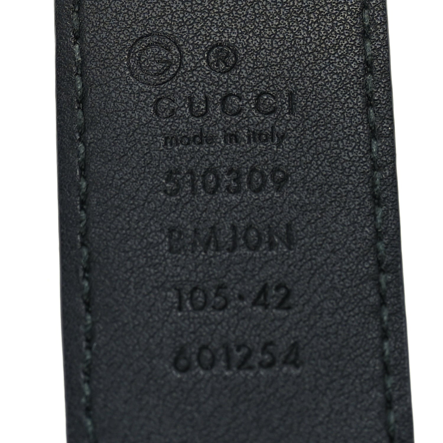 Gucci ssima Belt 105 42  Black 5 of 5