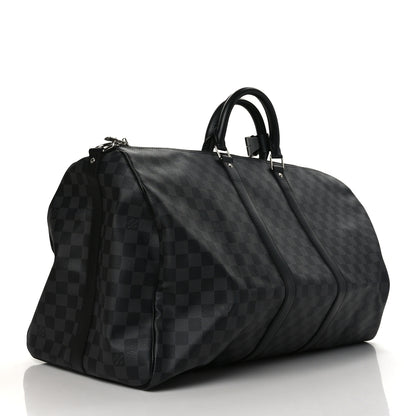 Louis Vuitton Damier Graphite Keepall Bandouliere 55 3 of 10