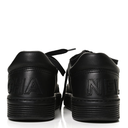 Chanel Calfskin Womens Logo Sneakers 35.5 Black 6 of 11