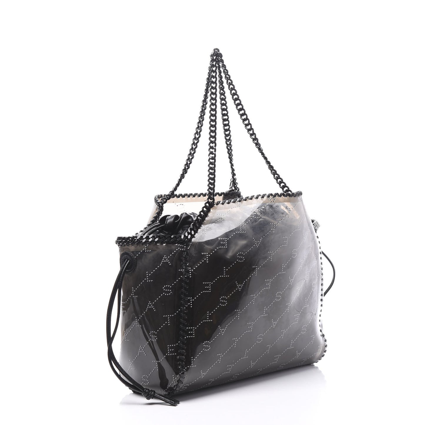 PVC Monogram Falabella Reversible Tote Black
