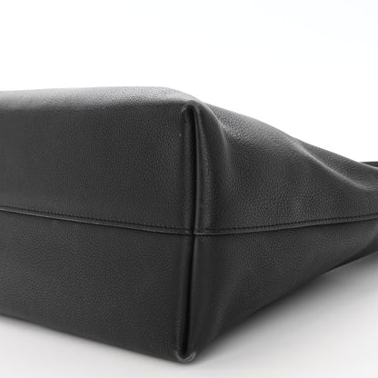 Louis Vuitton Calfskin Lockme Hobo Black 9 of 14