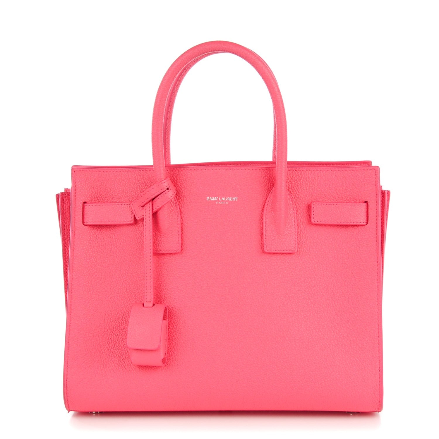Saint Laurent Grained Calfskin Baby Sac De Jour Rose Clair 1 of 7