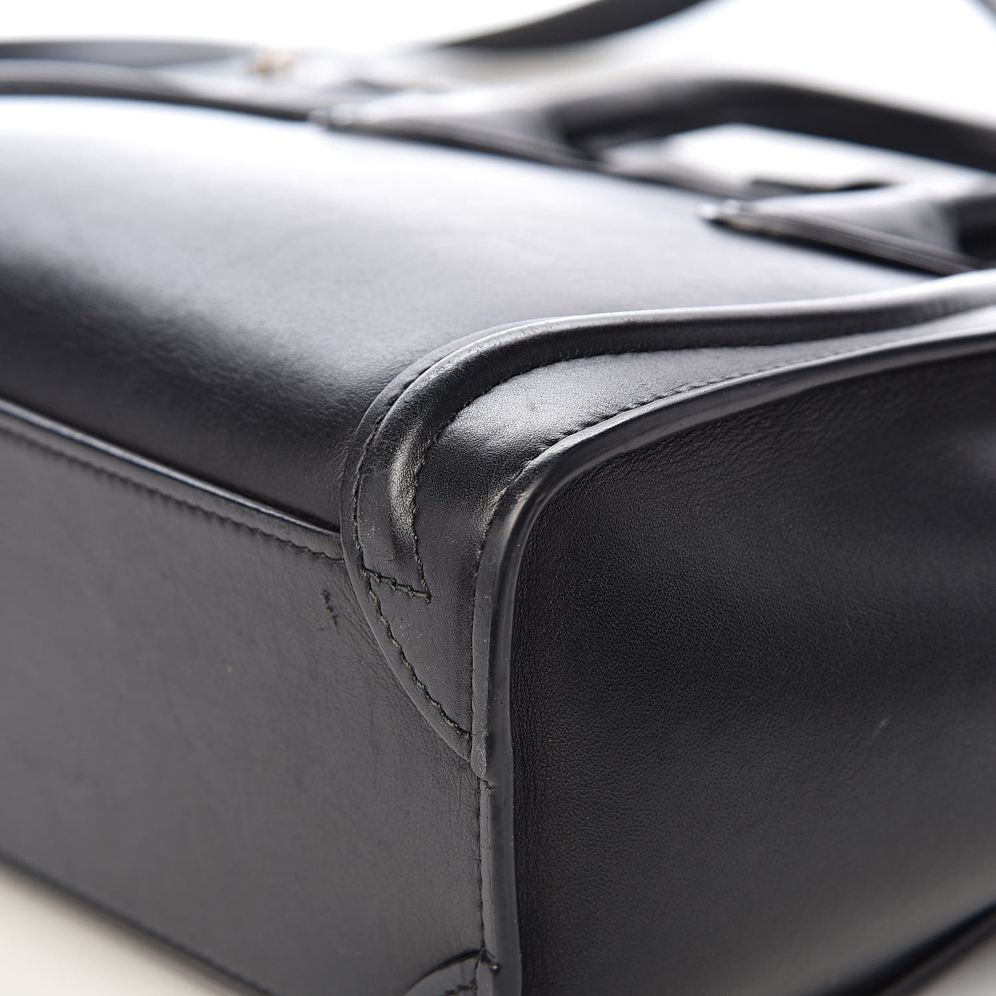 Smooth Calfskin Nano Luggage Black