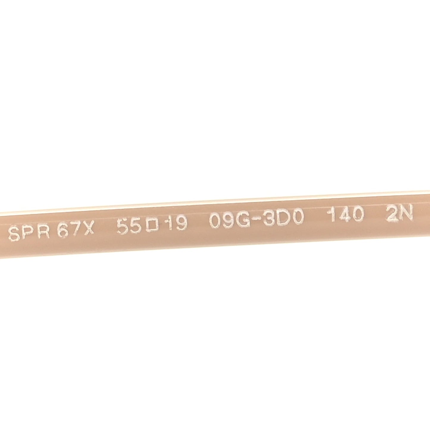 Acetate Round Sunglasses SPR67X Gold Blush