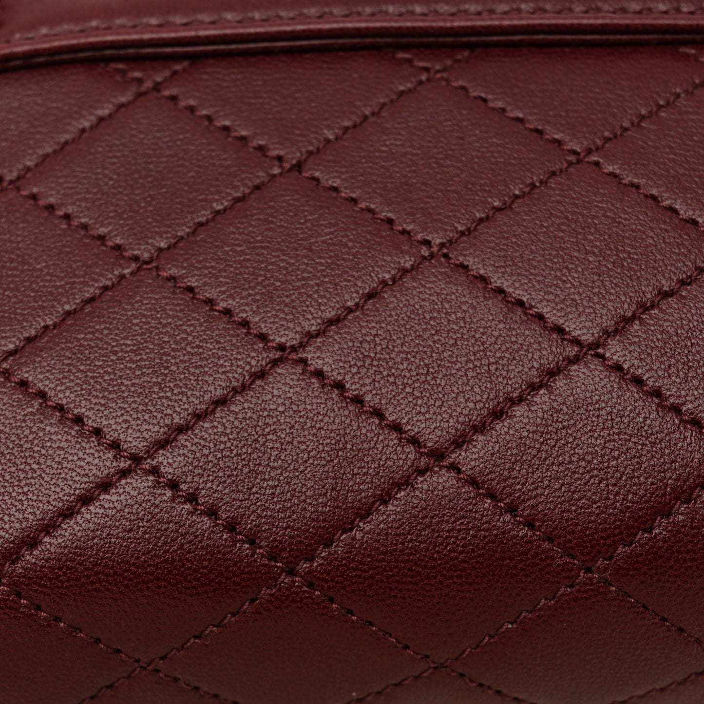 Lambskin Quilted Monogram Mini Nolita Rouge Cabernet