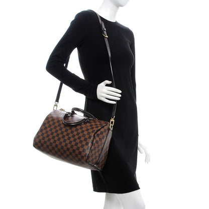 Louis Vuitton Damier Ebene Speedy Bandouliere 30 2 of 13