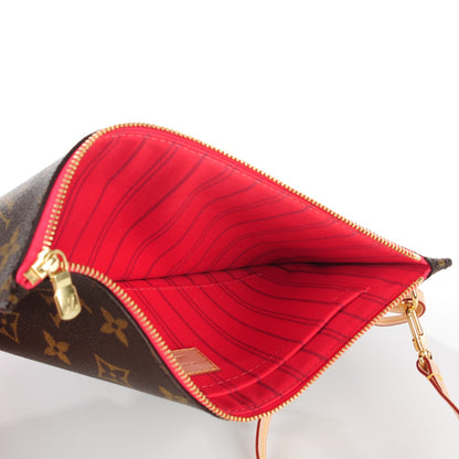 Louis Vuitton Monogram Neverfull MM GM Pochette Grenade 5 of 7