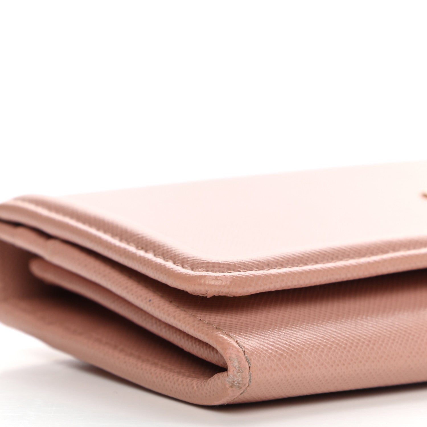 Prada Saffiano Metal Frame Continental Flap Wallet Orchidea 7 of 9