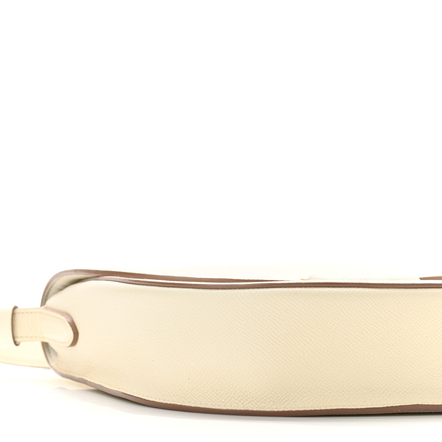 Grained Calfskin Compact Trotteur White