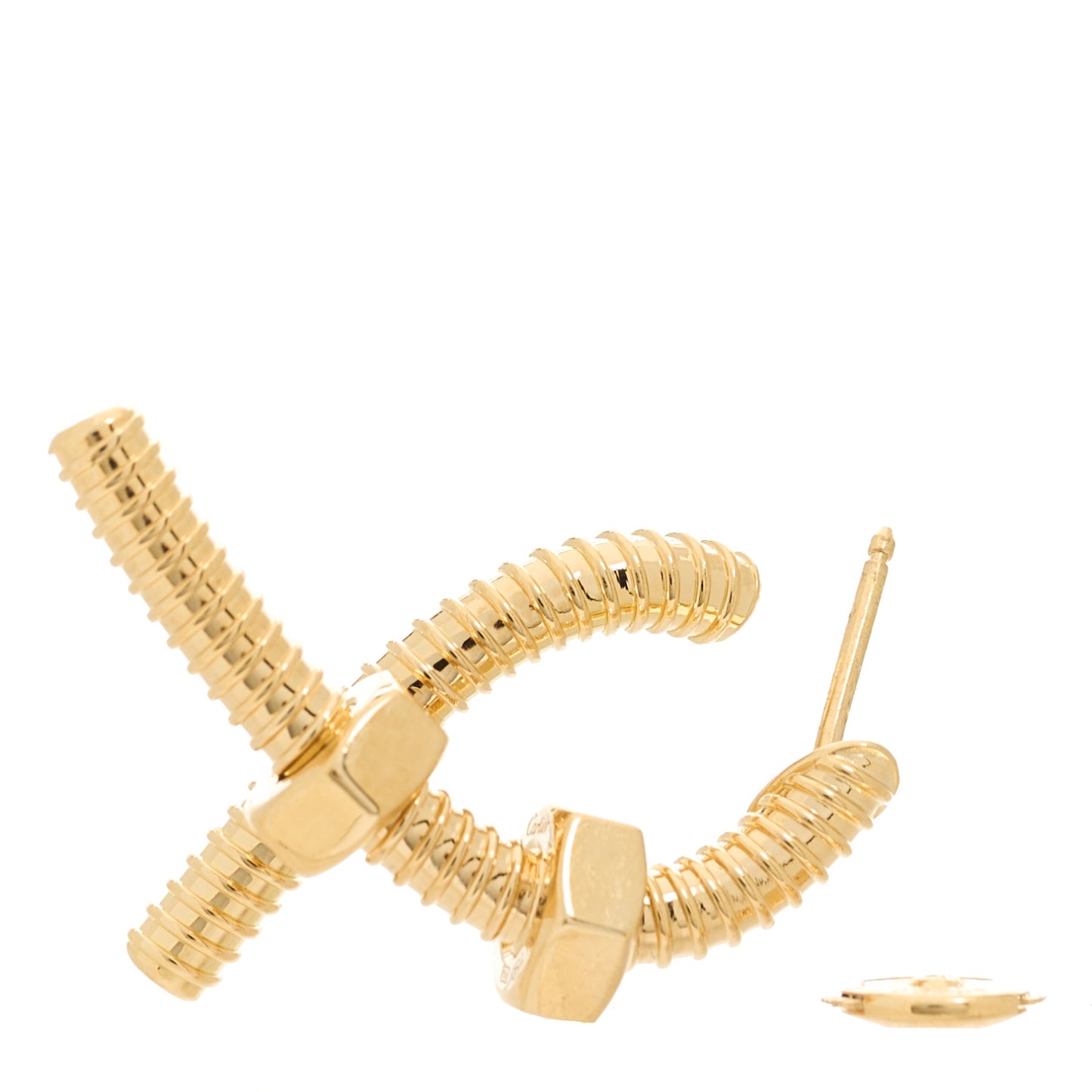 18K Yellow Gold Ecrou Single Right Earring