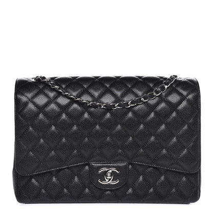 Chanel Caviar Quilted Maxi Double Flap Black 1 of 8
