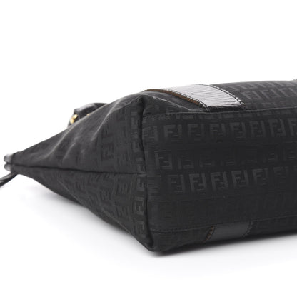 Fendi Zucchino Vitello Shopping Tote Black 7 of 8