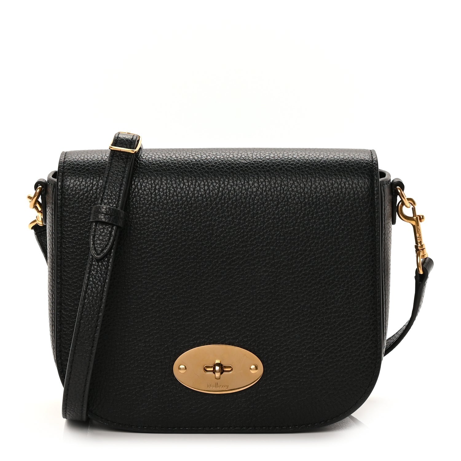Mulberry Small Classic Grain Calfskin Small Darley Satchel Black 1 of 8