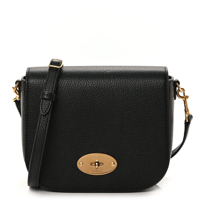 Mulberry Small Classic Grain Calfskin Small Darley Satchel Black 1 of 8
