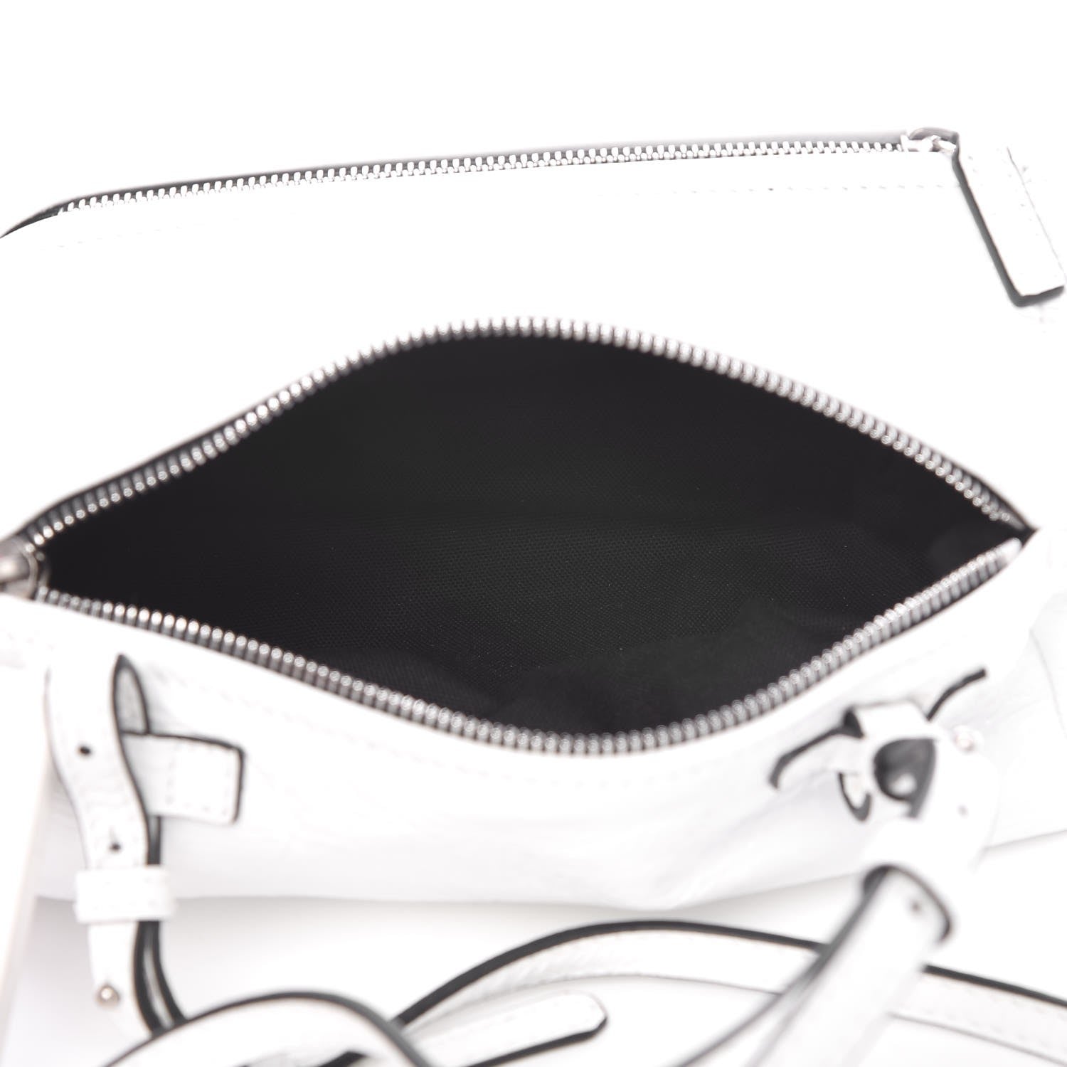 Givenchy Crinkled Patent Deerskin Mini Pandora White 5 of 8