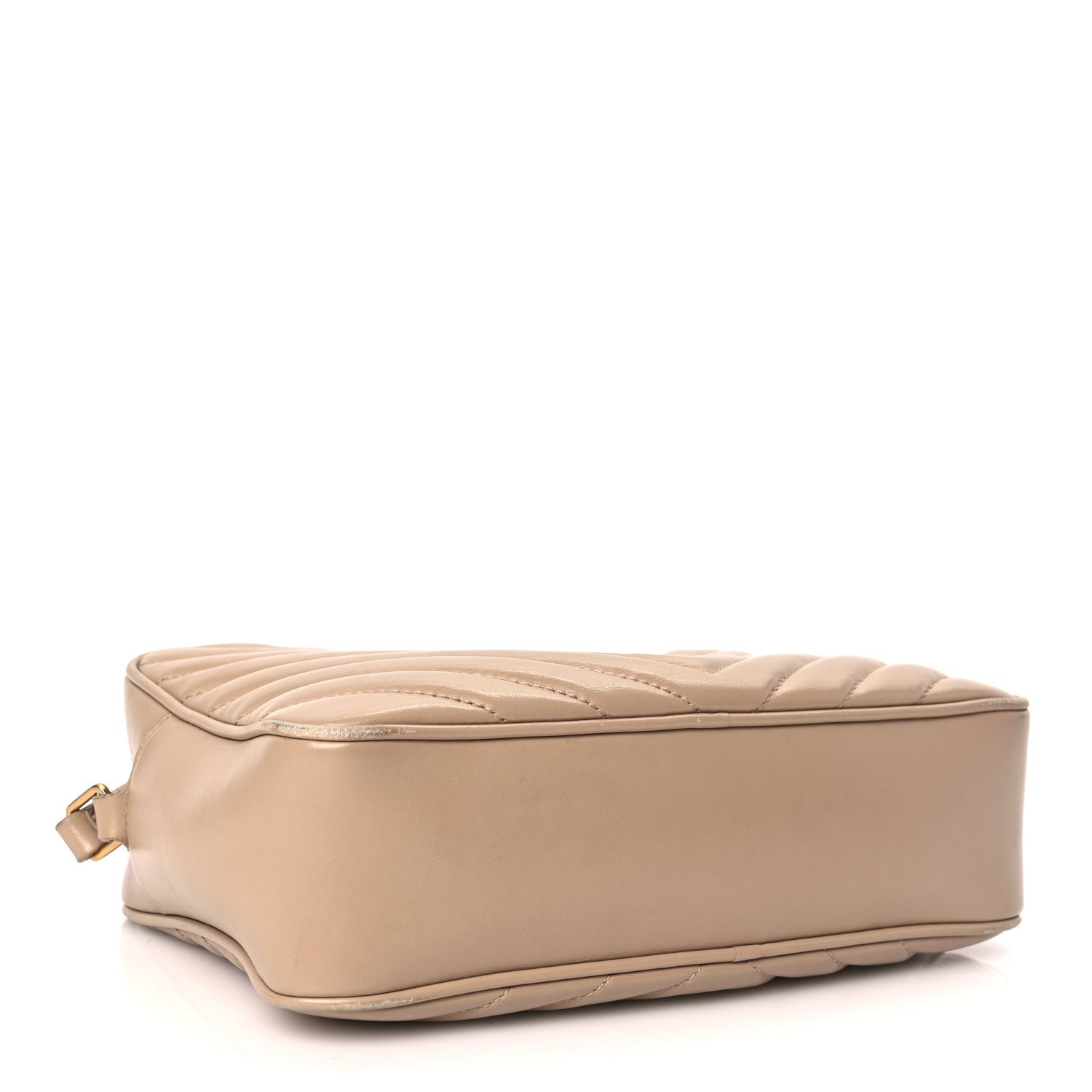Saint Laurent Calfskin Matelasse Monogram Lou Camera Bag Dark Beige 3 of 8
