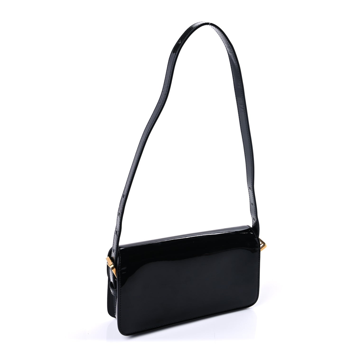 Christian Dior Patent Miss Dior Flap Black 2 of 8