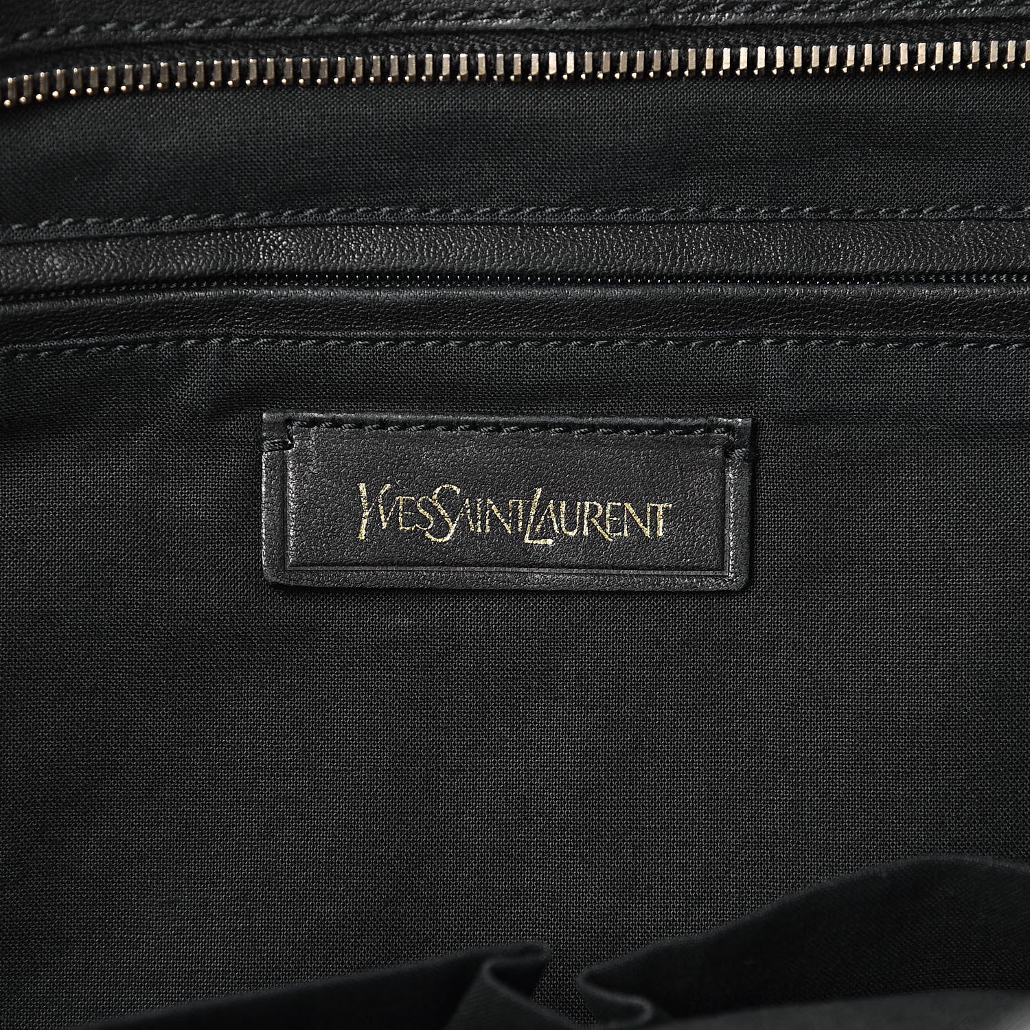 Saint Laurent Sheepskin Large Cabas ChYc Black 6 of 21