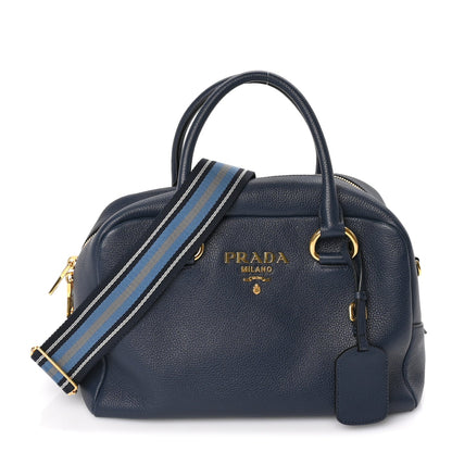 Prada Vitello Phenix Bauletto  Baltico 1 of 8