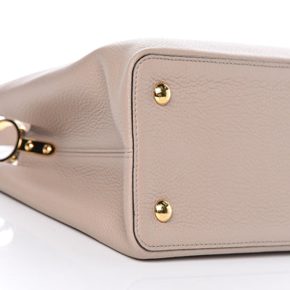 Louis Vuitton Taurillon Capucines MM Galet 7 of 8