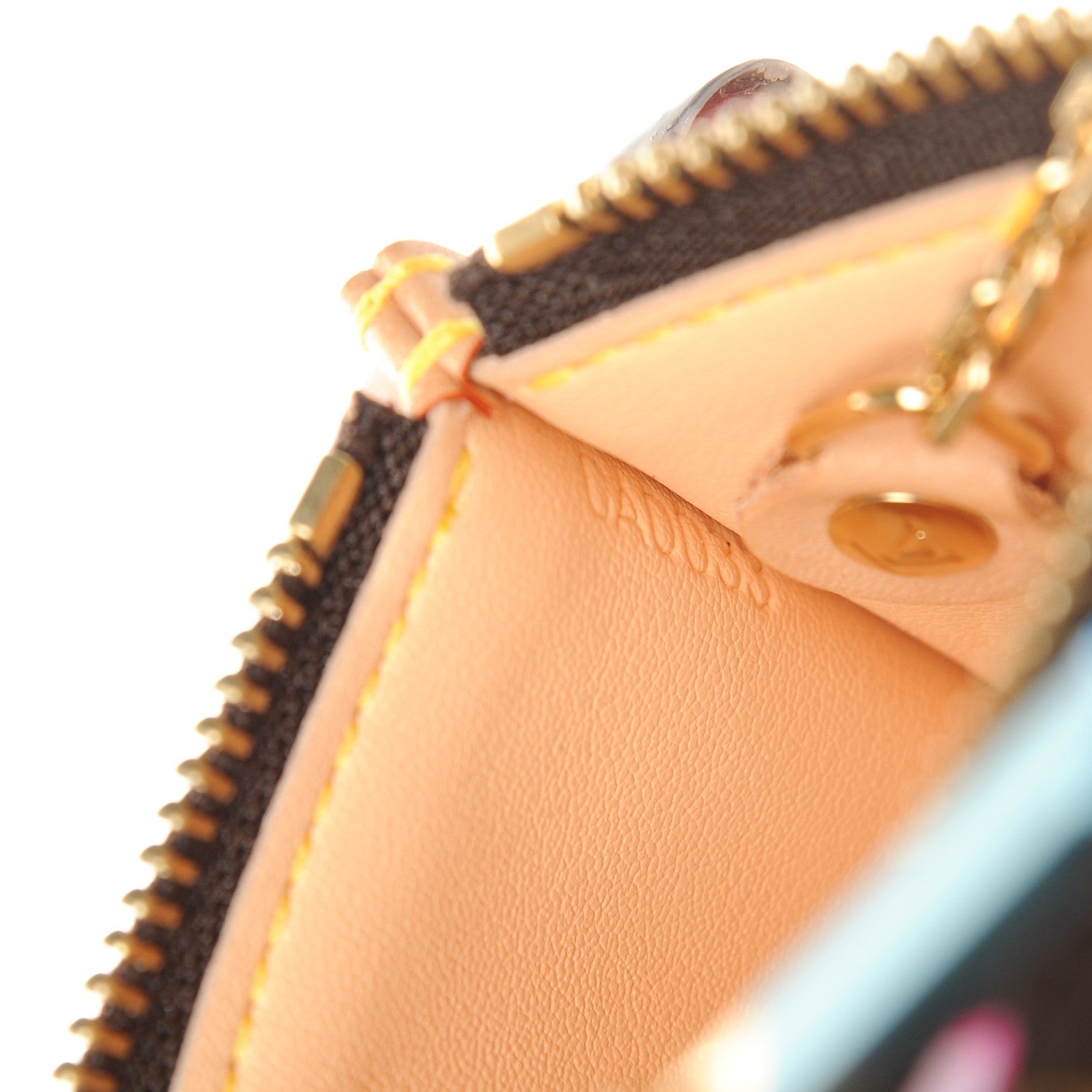 Louis Vuitton Monogram Cherry Blossom Key Pouch Brown 7 of 7