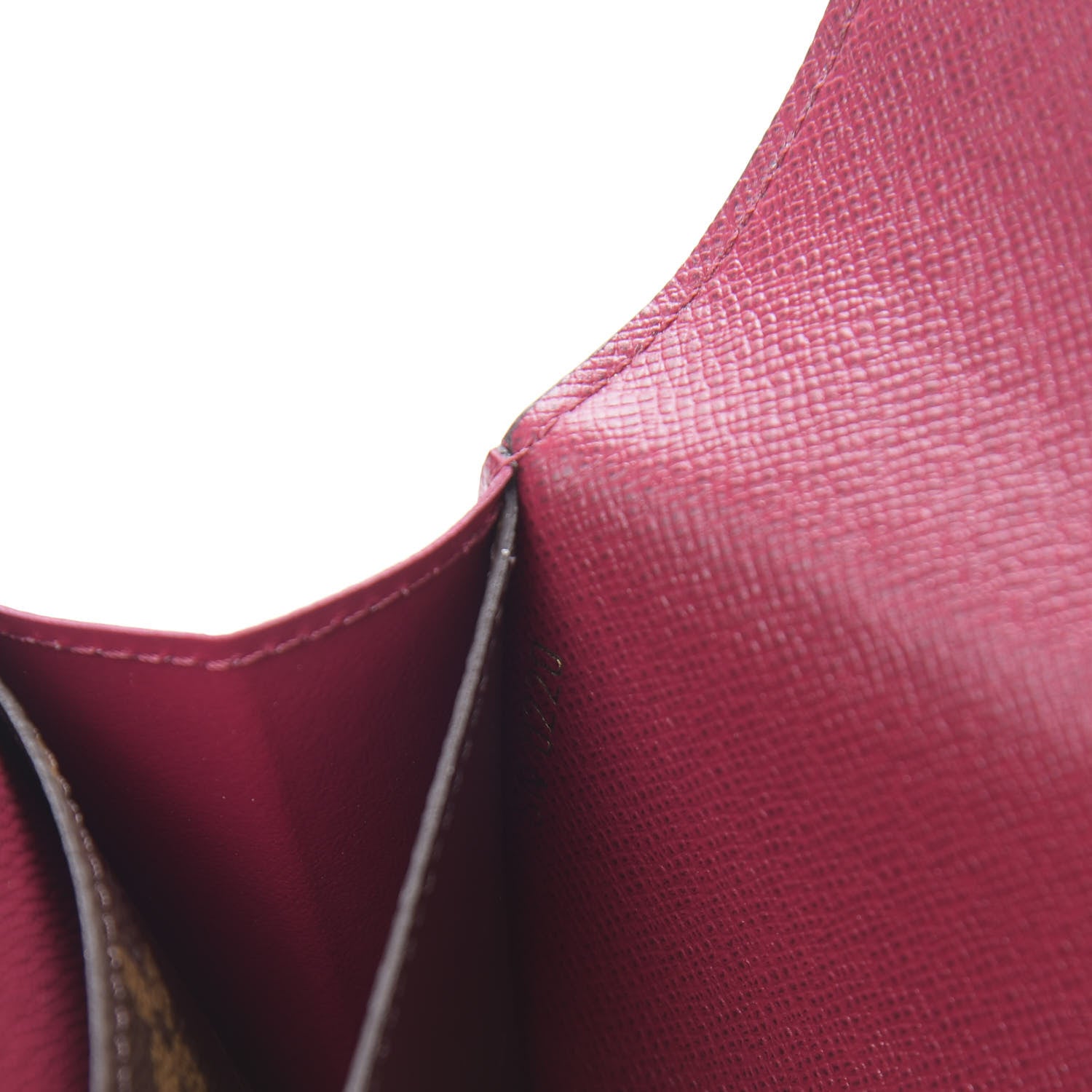 Louis Vuitton Monogram Emilie Wallet Red 7 of 9