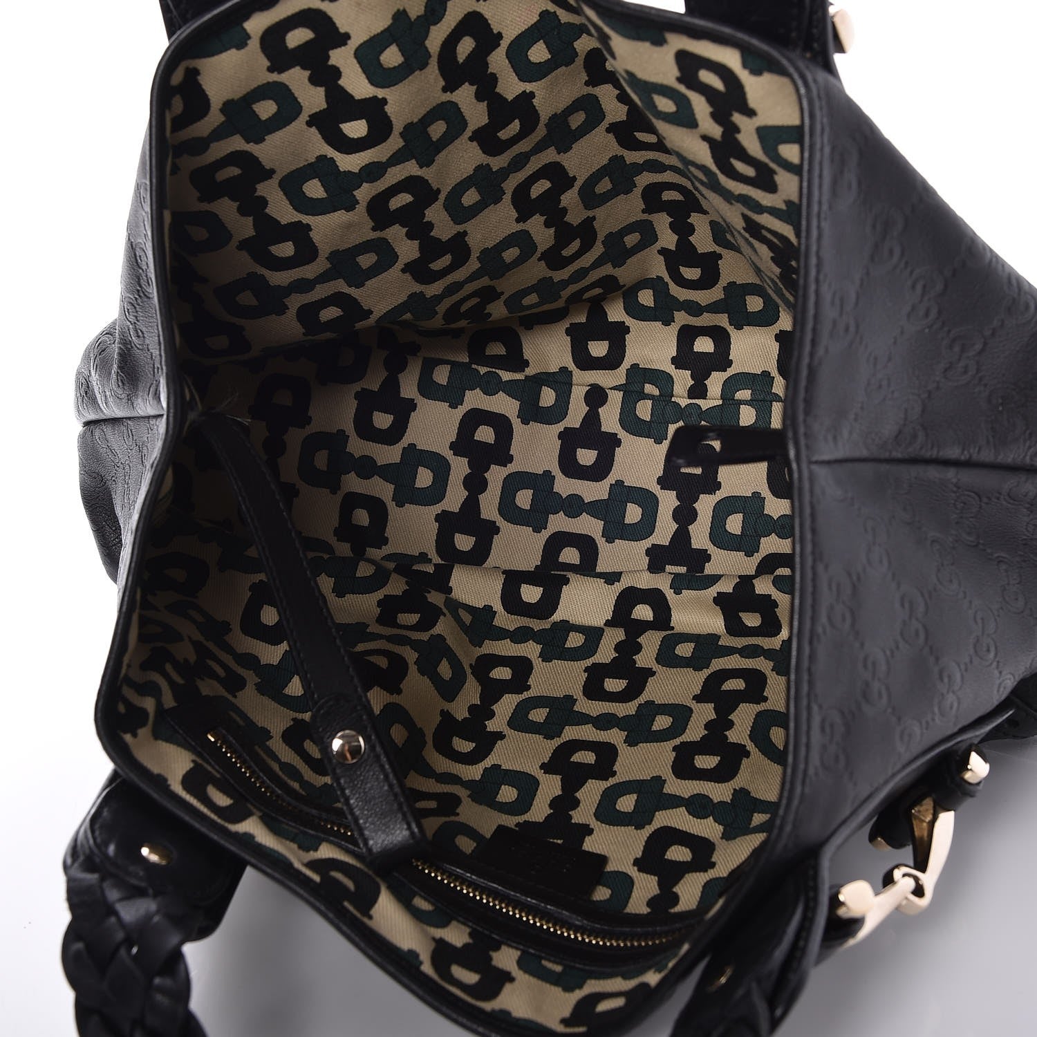 Gucci Guccissima Small Pelham Shoulder Bag Black 5 of 11