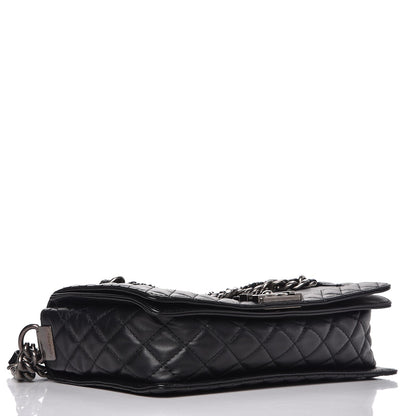 Chanel Calfskin Enchained Medium Boy Flap Black 4 of 8