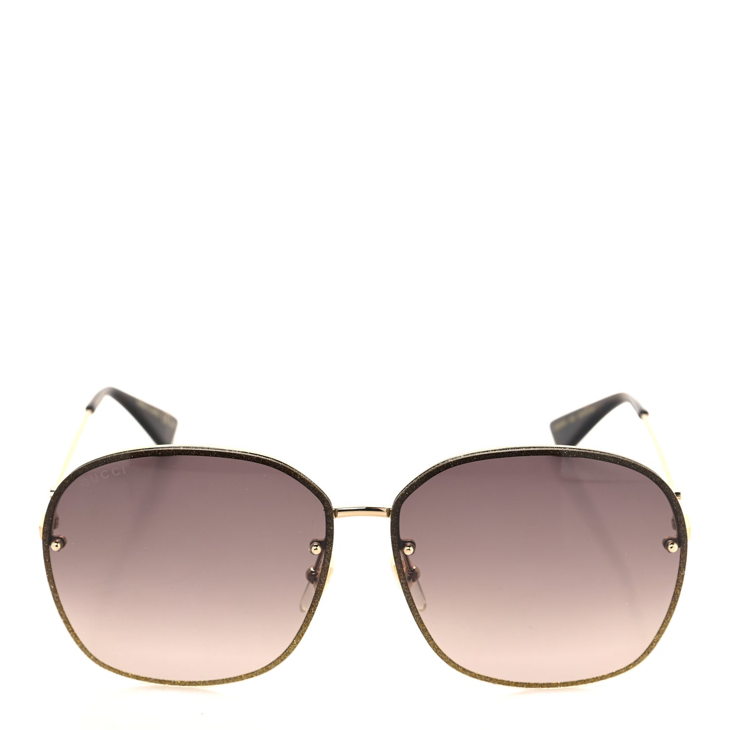 Square Frame Sunglasses GG0228S Gold
