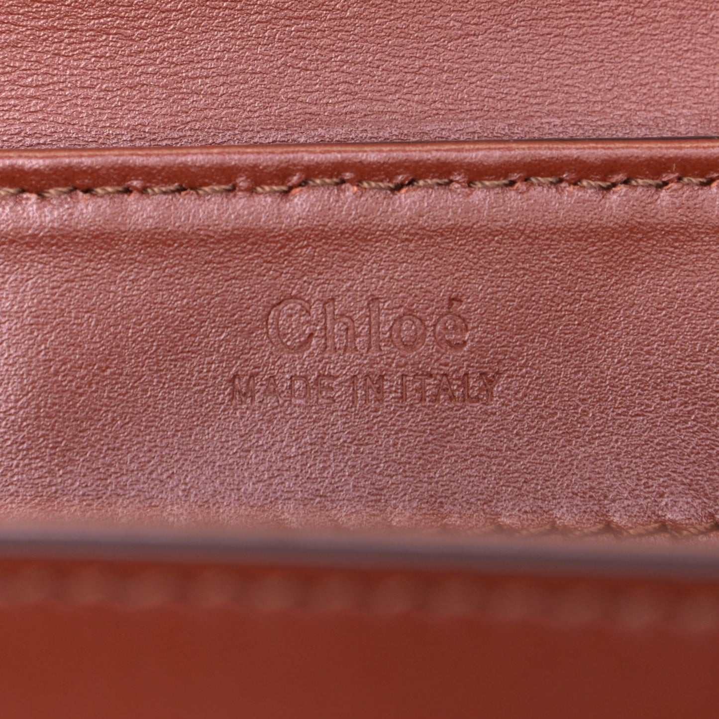 Calfskin Small C Double Carry Sepia Brown