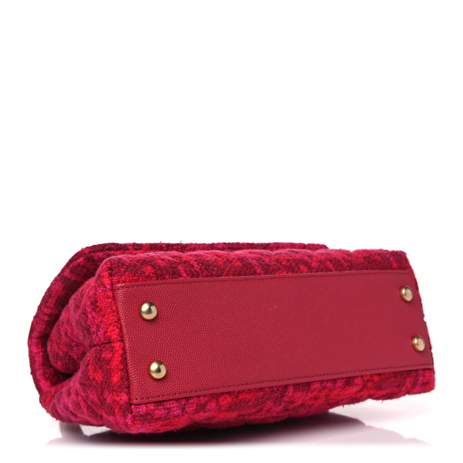 Chanel Tweed Mini Coco Handle Flap Fuchsia 3 of 13