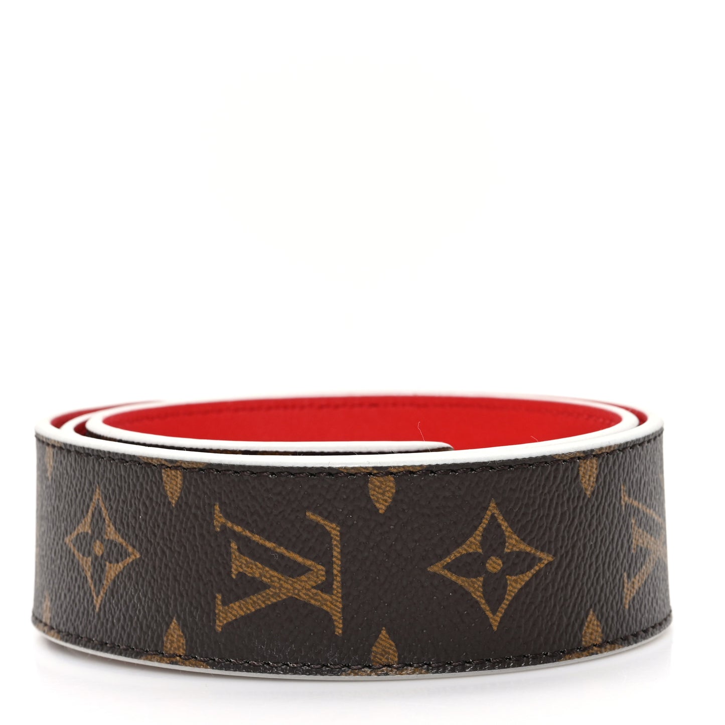 Monogram Bandouliere Shoulder Strap Red