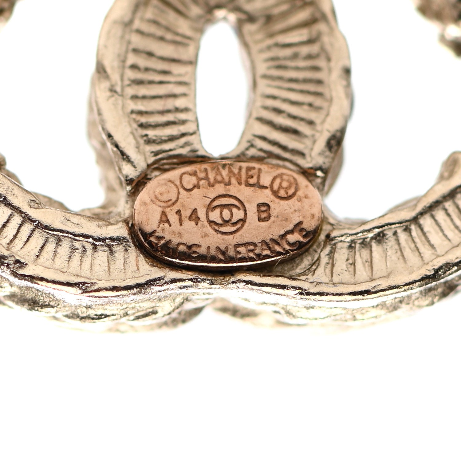 Chanel Pearl CC Earrings Gold 4 of 4