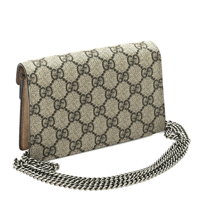 Gucci GG Supreme Monogram Super Mini Dionysus Shoulder Bag  Taupe 2 of 8