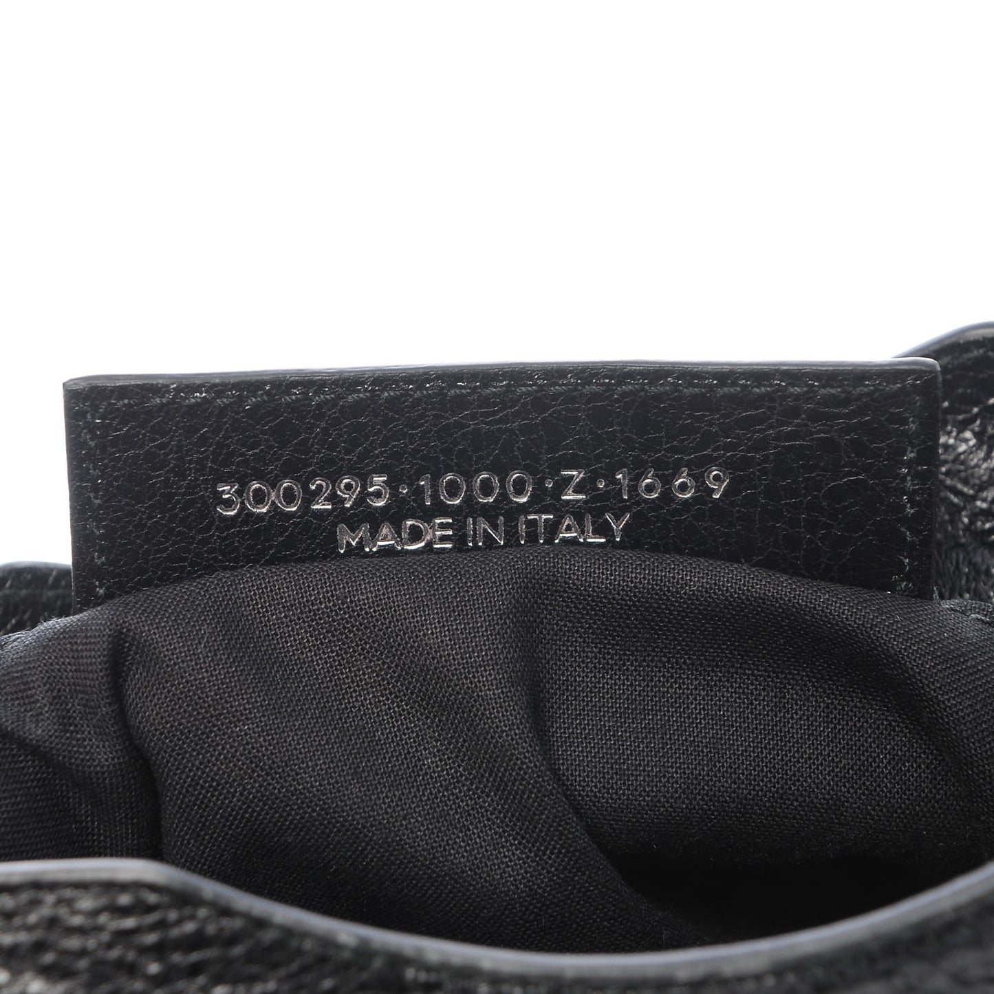 Agneau Classic Silver Hardware Mini City Black