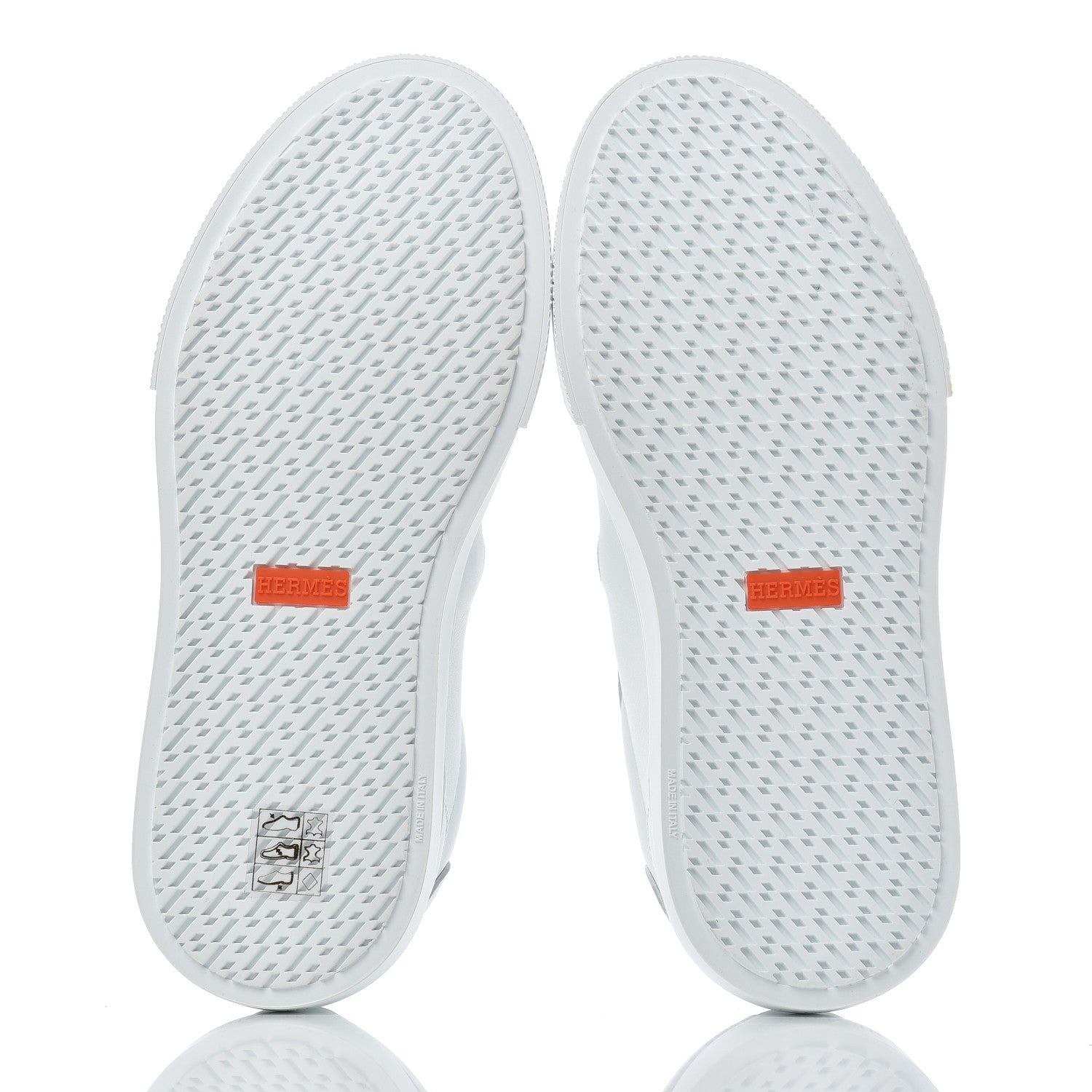 Hermes Calfskin Day Sneakers 36.5 White 5 of 14