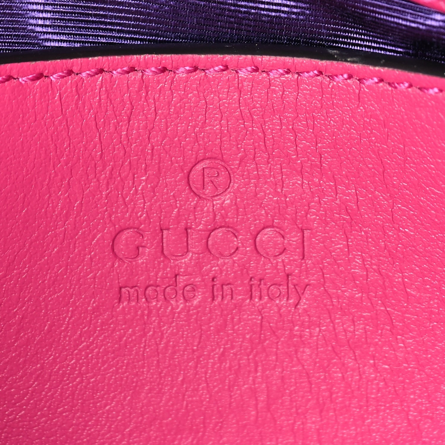 Gucci Nylon Calfskin Enamel GG Matelasse Chain Handbag  Lovely 5 of 8
