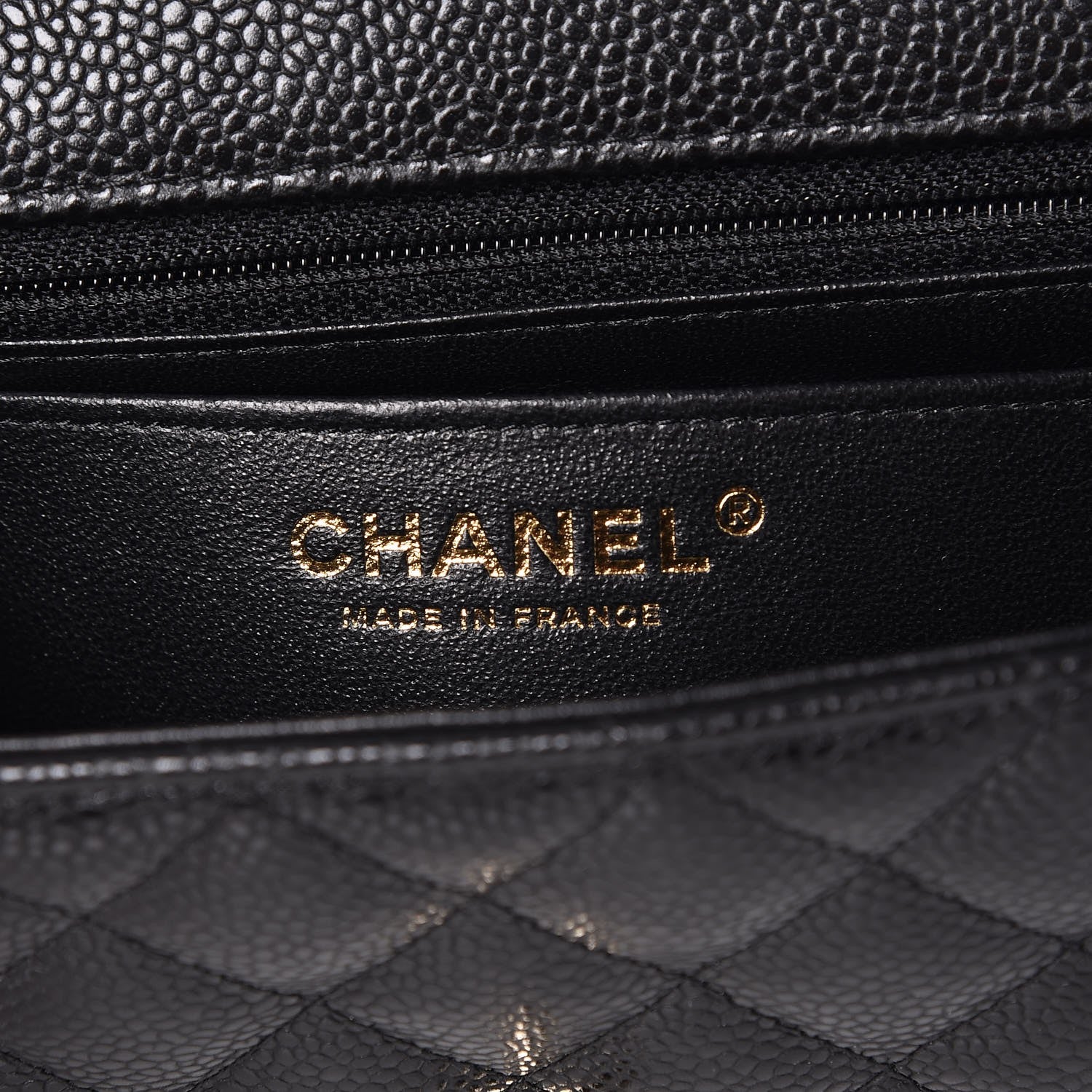 Chanel Caviar Quilted Mini Rectangular Flap Black 6 of 8