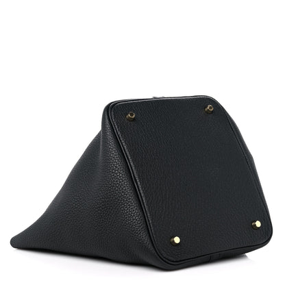 Hermes Taurillon Clemence Picotin Lock 22 MM Black 4 of 9