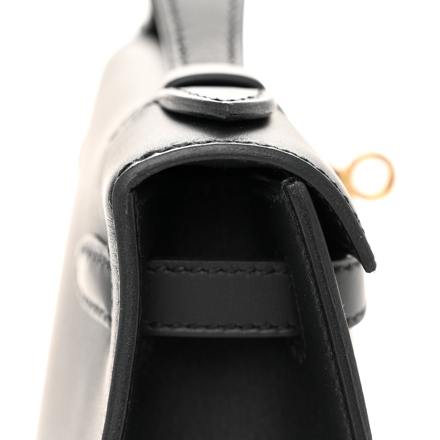 Hermes Swift Kelly Pochette Clutch Black 11 of 12