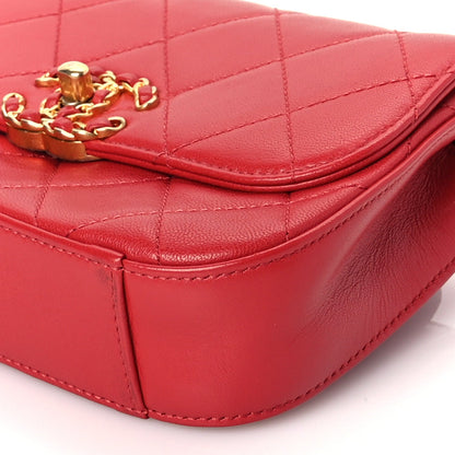 Chanel Lambskin Quilted  19 Waist Bag Red Red 9 of 9