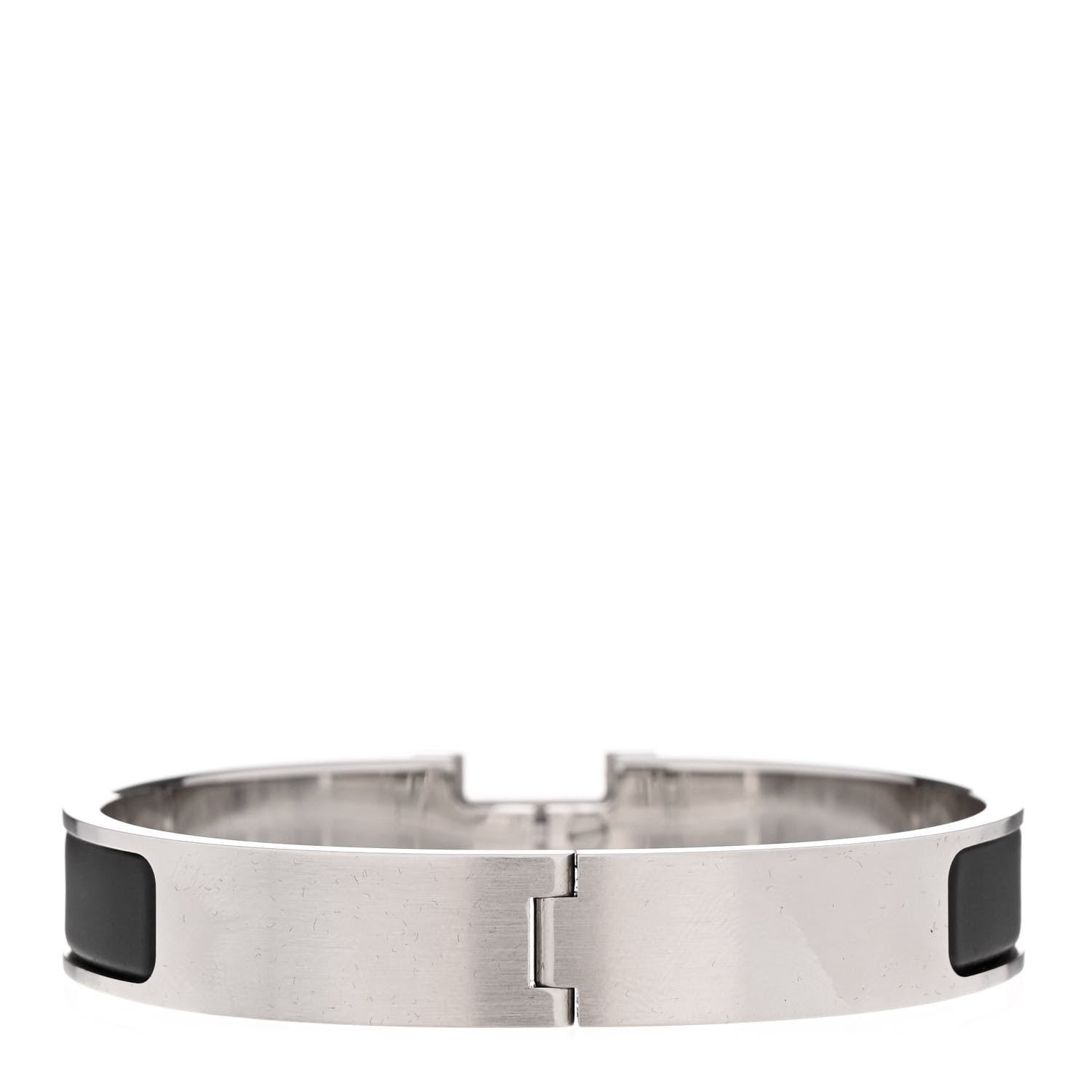 Hermes Enamel Narrow Clic Clac H Bracelet PM Black 3 of 5