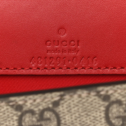 Gucci GG Supreme Monogram Mini Cherry Chain Bag 5 of 8