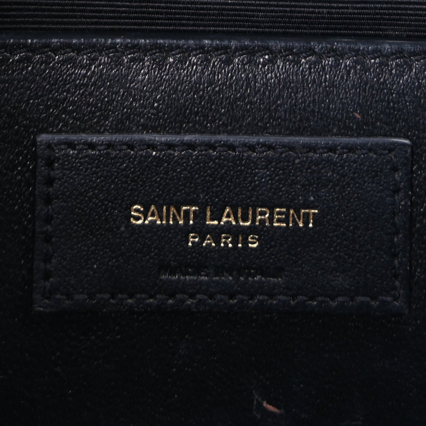 Grain De Poudre Medium Classic Monogram Kate Satchel Black