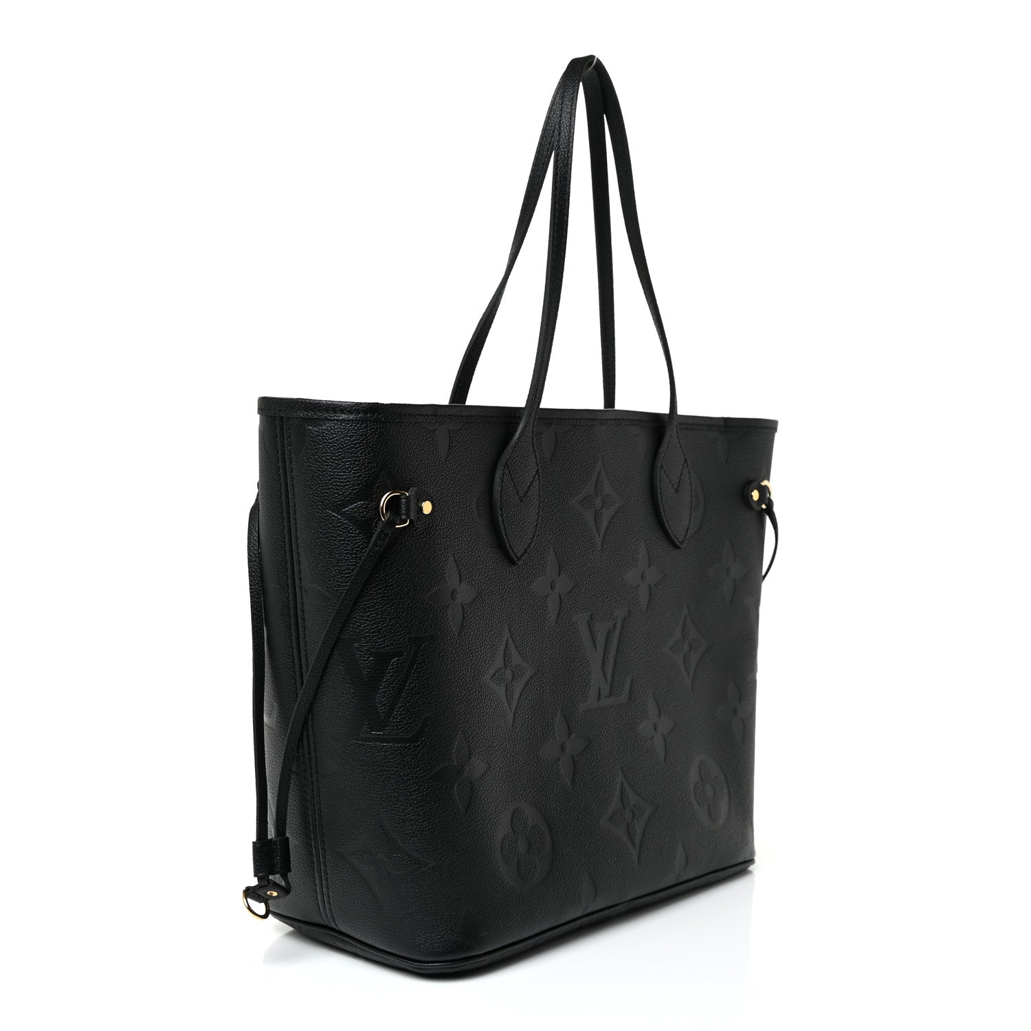 Louis Vuitton Empreinte Monogram Giant Neverfull MM Black 3 of 10