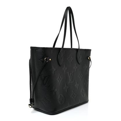 Louis Vuitton Empreinte Monogram Giant Neverfull MM Black 3 of 10