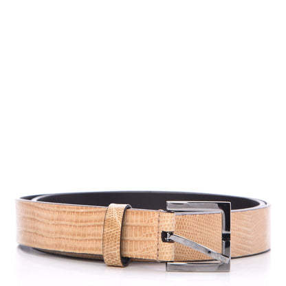 Gucci Lizard Belt 75 30 Beige 1 of 6