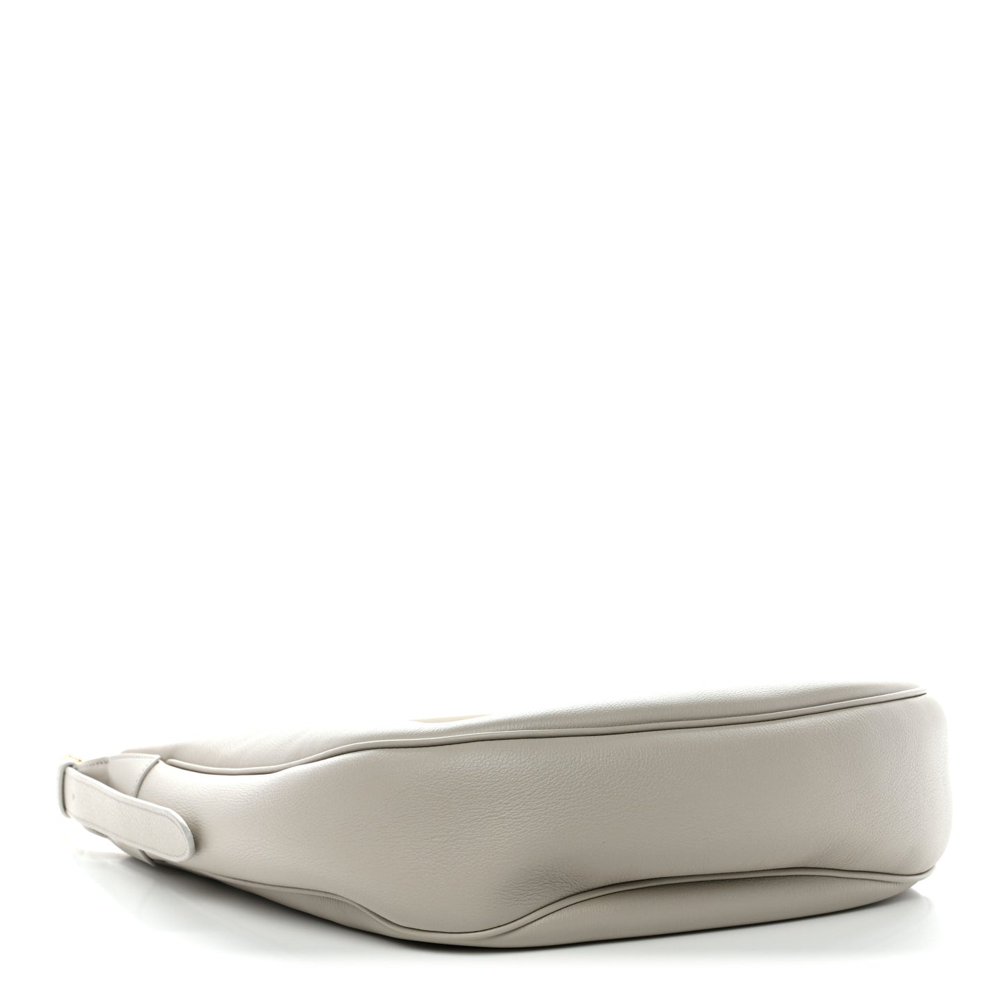 Supple Calfskin Cuir Triomphe Heloise Shoulder Bag Light Stone