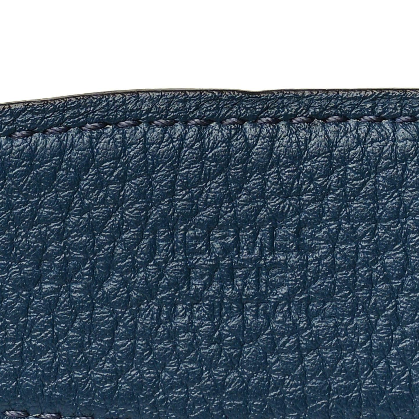 Box Togo 32mm Guilloche H Belt 120 48 Black Bleu de Prusse