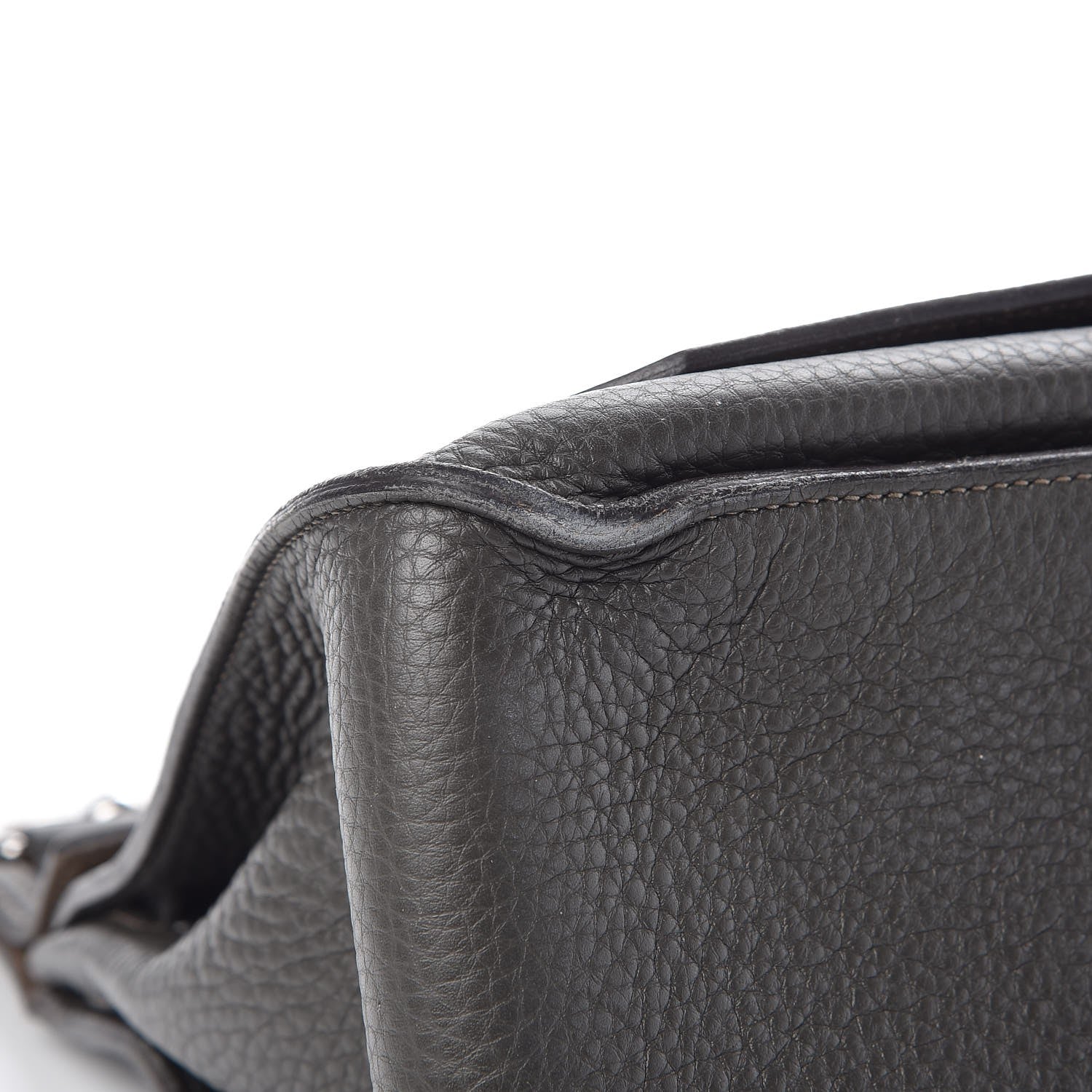 Hermes Taurillon Clemence Bicolor Jypsiere 34 Ardoise Gris Tourterelle 9 of 12
